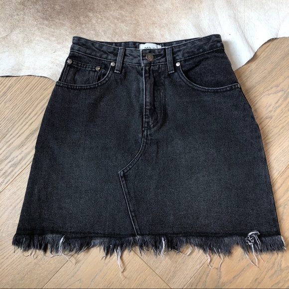 Urban Outfitters Dresses & Skirts - NWOT UO's  black denim high waisted skirt
